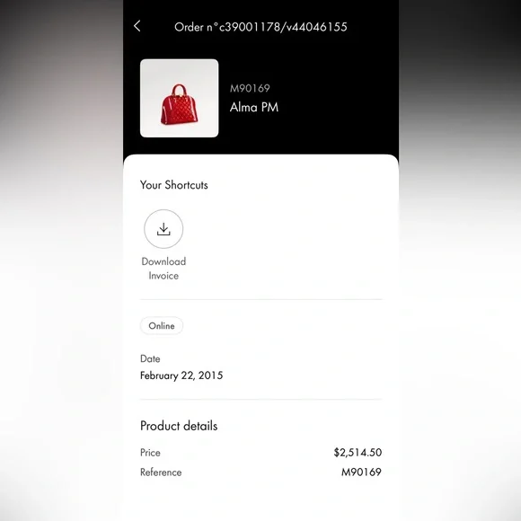 LV Monogram Vernis Alma PM excellent like new condition. - Picture 16 of 16